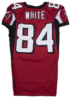 2012-13 Roddy White Game Used Atlanta Falcons Home Jersey Worn On 1/20/2013 Vs San Francisco 49ers (Roddy LOA & PSA/DNA)